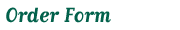 オーダーフォーム